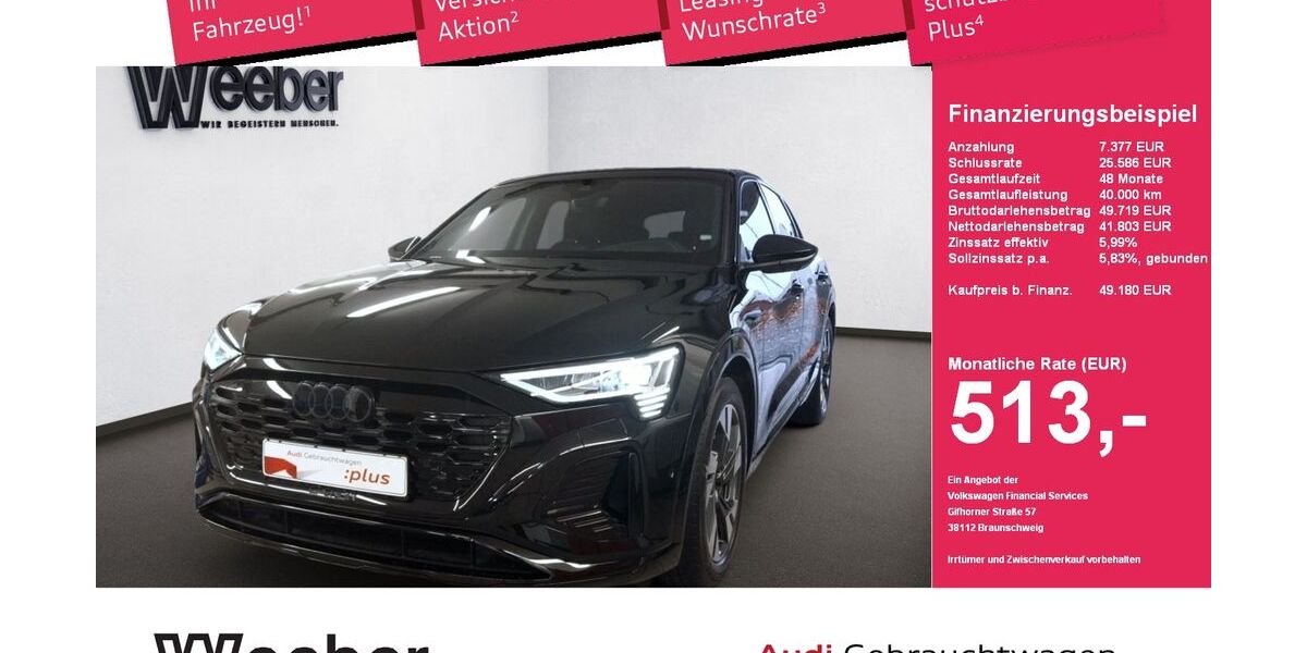 Audi Q8 e-tron 28.280 km 48.490 &euro; Herrenberg 71083