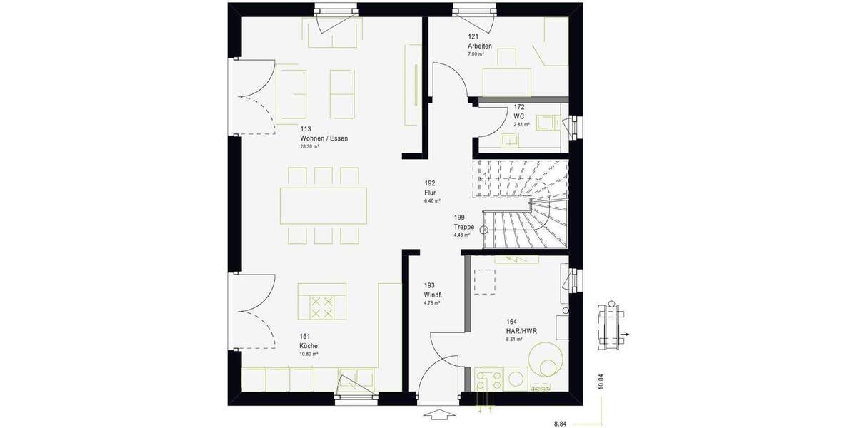 Einfamilienhaus Altdorf - 5 Zimmer, 145 m&sup2;, 760.199&euro; | Angebot:25835809
