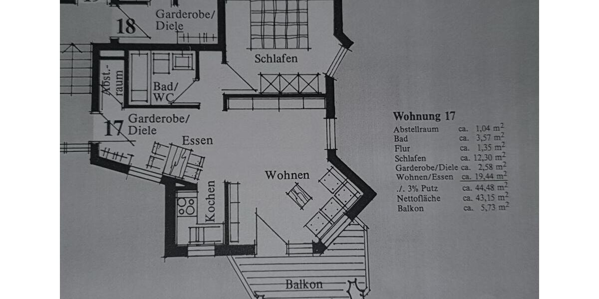 Terrassenwohnung Stuttgart Birkach - 2 Zimmer, 48 m&sup2;, 1.000&euro; | Angebot:25926144