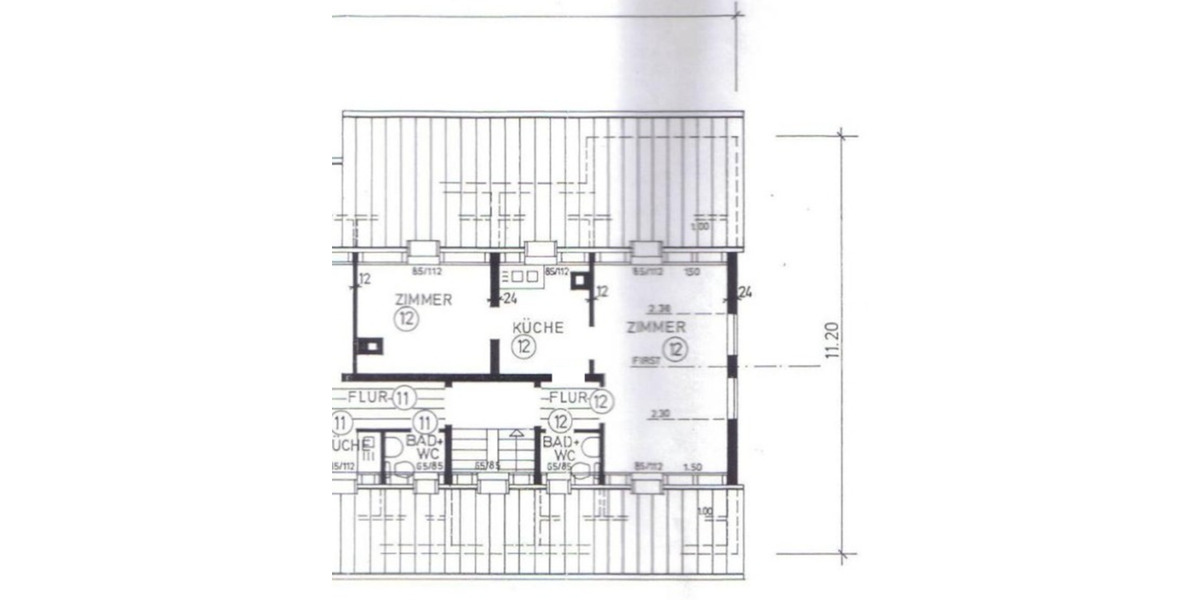 Dachgeschoßwohnung Stuttgart Vaihingen - 2.5 Zimmer, 40 m&sup2;, 189.000&euro; | Angebot:24855453