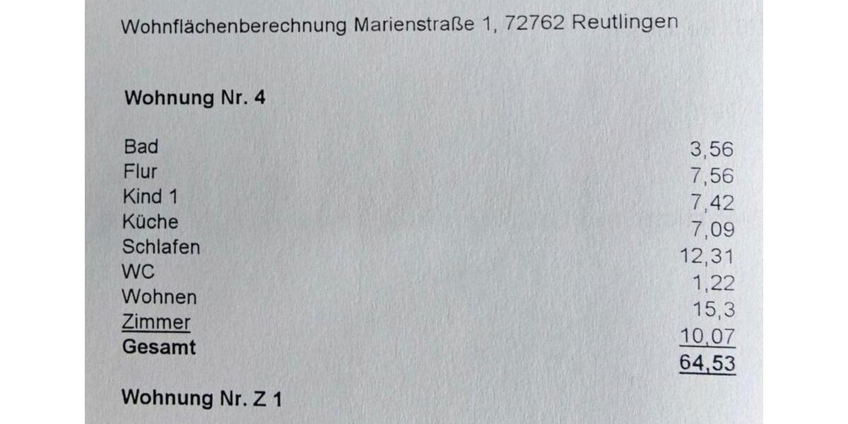 Dachgeschoßwohnung Reutlingen Reutlingen (Kernstadt) - 5 Zimmer, 65 m&sup2;, 223.000&euro; | Angebot:27198574