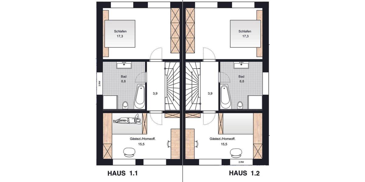 Doppelhaushälfte Stuttgart / Heumaden Riedenberg - 6 Zimmer, 156 m&sup2;, 925.737&euro; | Angebot:25672459