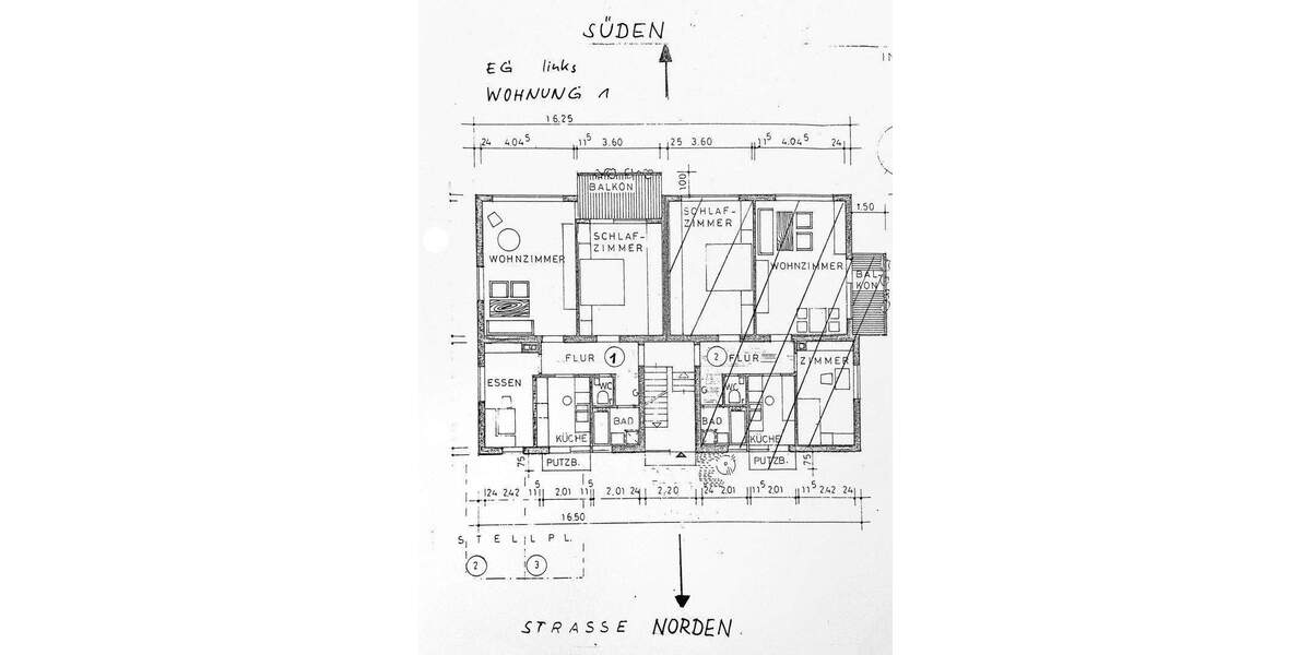 Etagenwohnung Stuttgart Birkach - 3 Zimmer, 71 m&sup2;, 349.000&euro; | Angebot:25699067