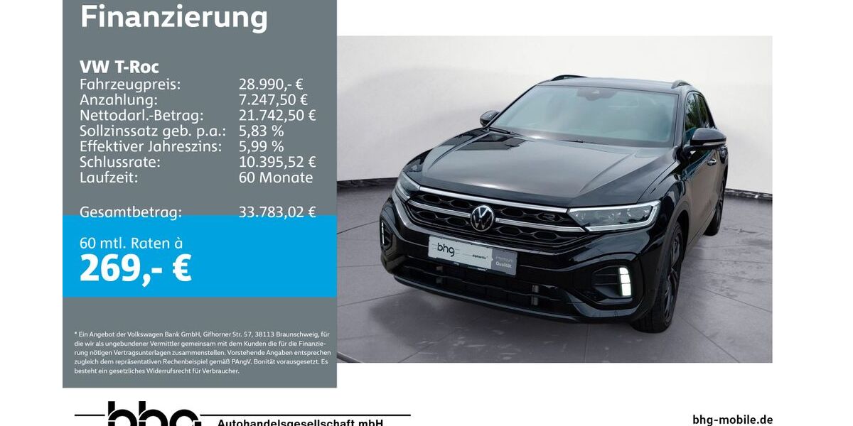 VW T-Roc 11.859 km 28.990 &euro; Reutlingen 72770