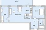Terrassenwohnung Sindelfingen Darmsheim - 3 Zimmer, 73 m&sup2;, 1.300&euro; | Angebot:26641217