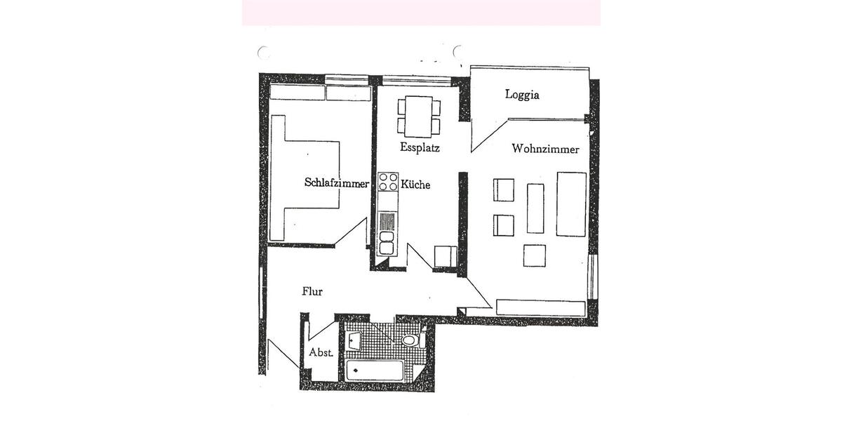 Etagenwohnung Mössingen - 2.5 Zimmer, 63 m&sup2;, 850&euro; | Angebot:25376644