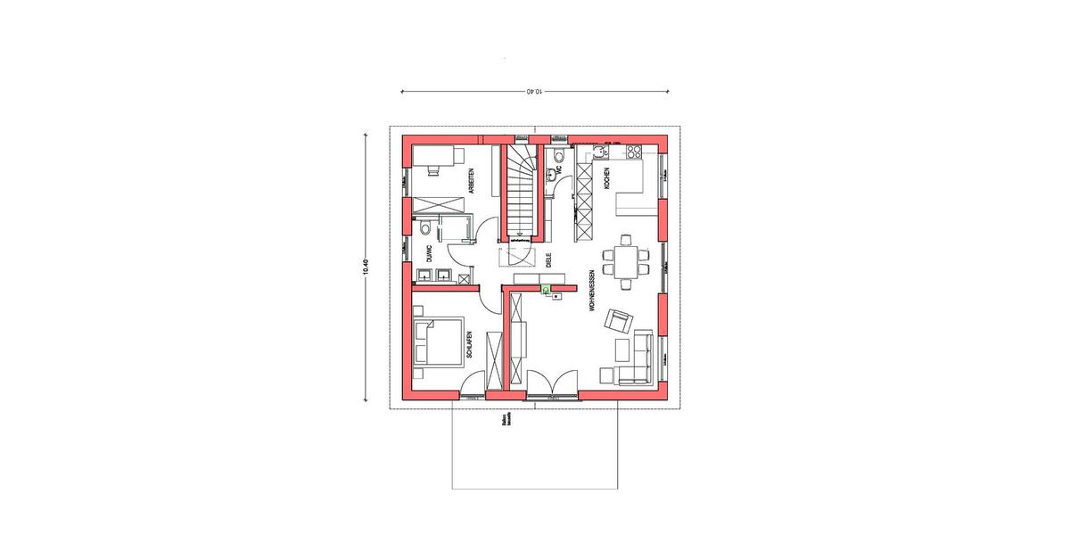 Etagenwohnung Gärtringen - 5 Zimmer, 100 m&sup2;, 1.800&euro; | Angebot:27547188