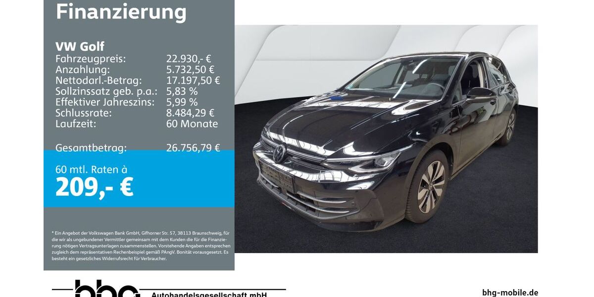 VW Golf 25.663 km 22.630 &euro; Metzingen 72555