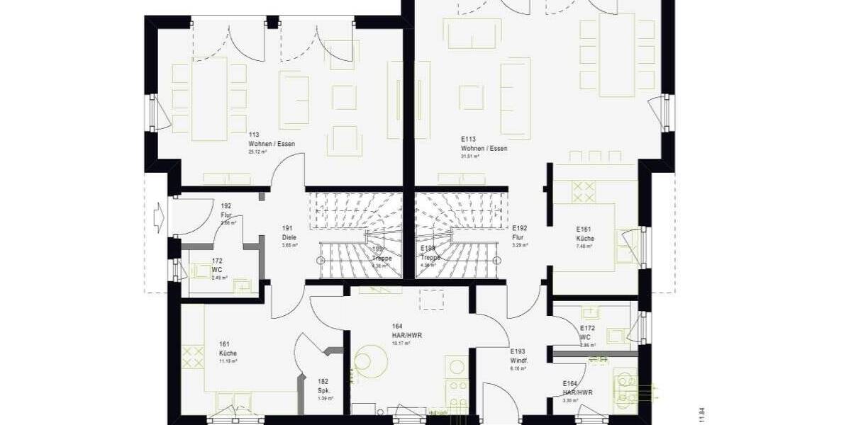 Einfamilienhaus Rottenburg am Neckar Rottenburg - 8 Zimmer, 241 m&sup2;, 642.989&euro; | Angebot:26391360