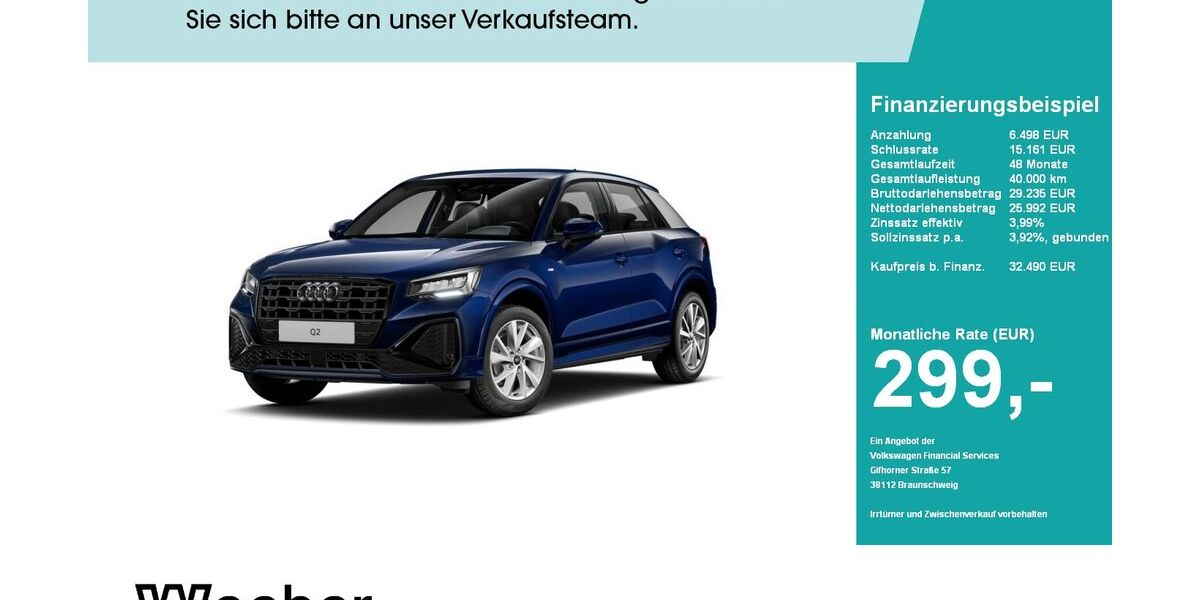 Audi Q2 23.462 km 32.490 &euro; Herrenberg 71083