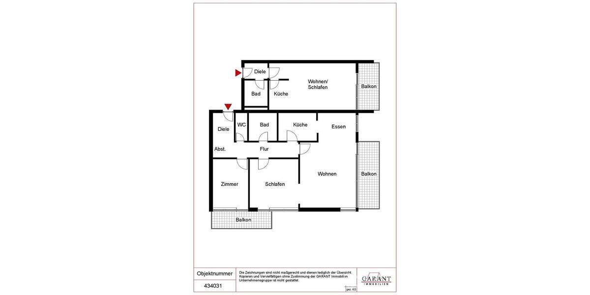 Etagenwohnung Stuttgart Botnang - 4 Zimmer, 117 m&sup2;, 495.000&euro; | Angebot:25916900