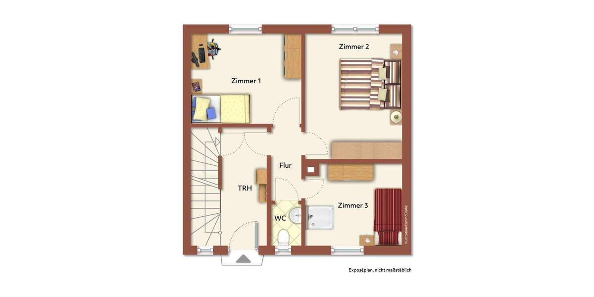 Reihenmittelhaus Reutlingen Römerschanze - 4 Zimmer, 86 m&sup2;, 265.000&euro; | Angebot:25915986