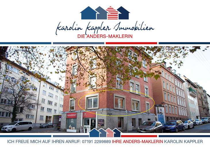 Etagenwohnung Stuttgart Stuttgart-West - 2 Zimmer, 62 m&sup2;, 249.000&euro; | Angebot:24597098