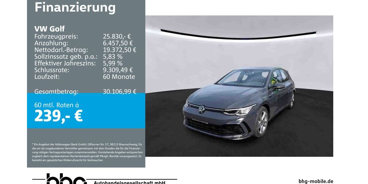 VW Golf 13.450 km 25.830 &euro; Mössingen 72116