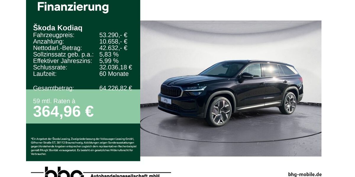 Skoda Kodiaq 4.264 km 53.290 &euro; Reutlingen 72770