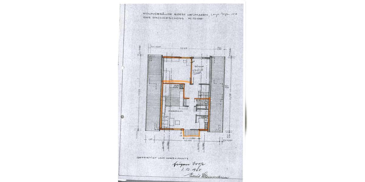 Dachgeschoßwohnung Stuttgart Sillenbuch - 1.5 Zimmer, 59 m&sup2;, 700&euro; | Angebot:25282511