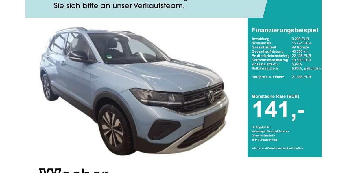 VW T-Cross 4.319 km 21.278 &euro; Herrenberg 71083