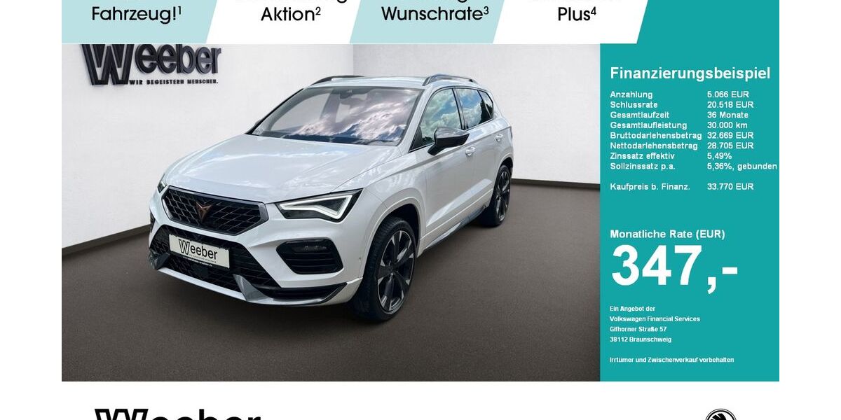 Cupra Ateca 32.660 km 33.770 &euro; Herrenberg 71083