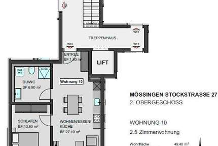 Wohnung Mössingen - 2.5 Zimmer, 54 m&sup2;, 299.900&euro; | Angebot:19813631