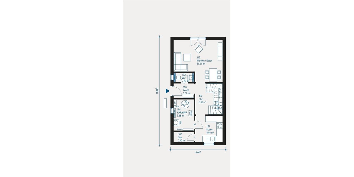 ? Feldrand statt Nachbarblick! Doppelhaushälfte inkl. Bauplatz & Garage - Doppelhaushälfte Altdorf | Angebot:27474331