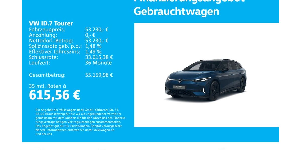 VW ID.7 19.119 km 52.930 &euro; Stuttgart-Wangen 70188