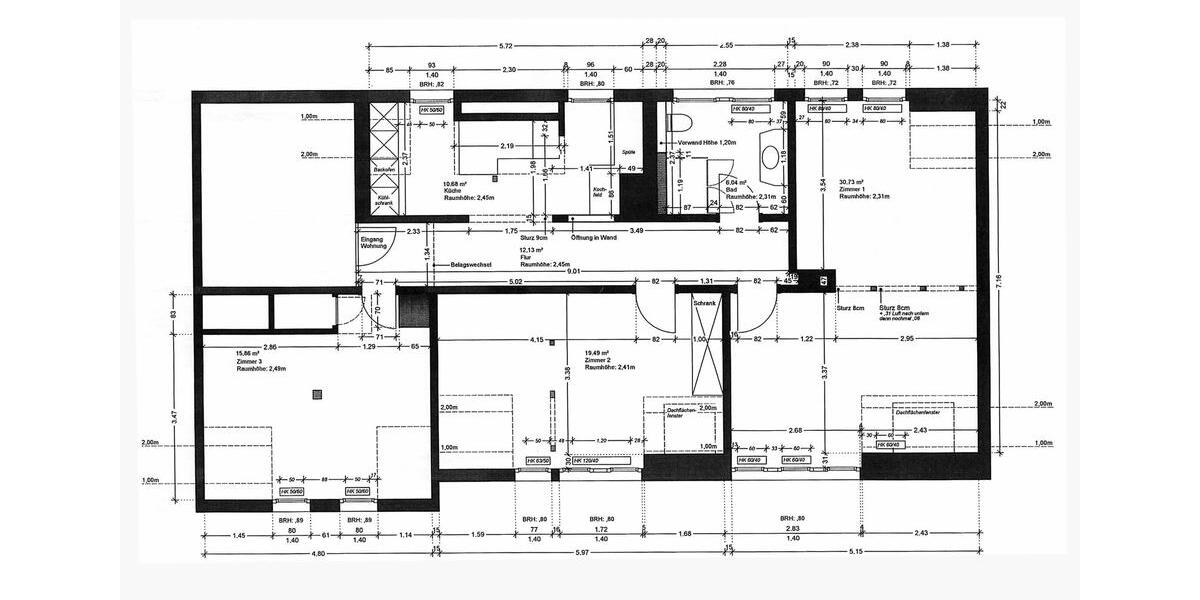 Etagenwohnung Stuttgart Stuttgart-Süd - 3 Zimmer, 95 m&sup2;, 1.400&euro; | Angebot:25931210
