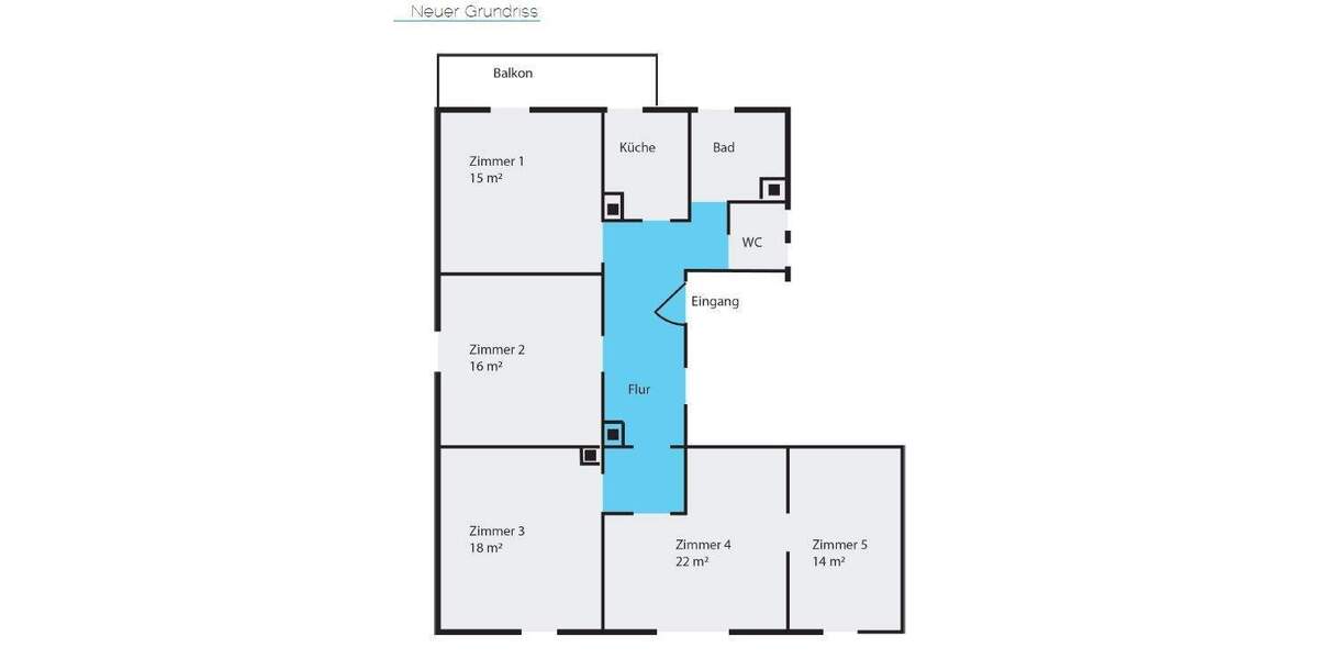 Etagenwohnung Stuttgart West - 5 Zimmer, 116 m&sup2;, 549.000&euro; | Angebot:25745881