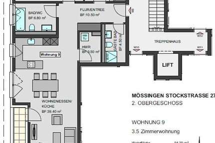 Wohnung Mössingen - 4.5 Zimmer, 103 m&sup2;, 544.900&euro; | Angebot:19813624