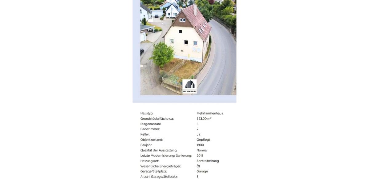 Mehrfamilienhaus, Wohnhaus Jettingen - 9 Zimmer, 200 m&sup2;, 530.000&euro; | Angebot:25871077