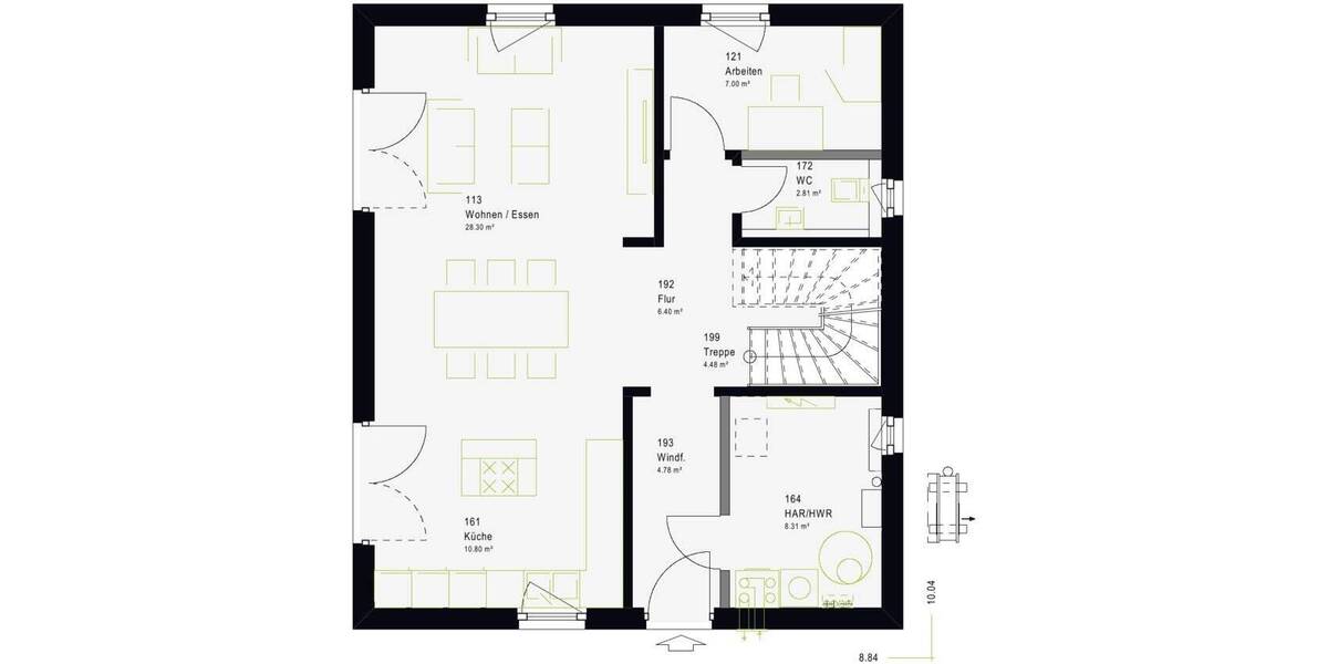 Einfamilienhaus Rottenburg am Neckar Schwalldorf - 5 Zimmer, 145 m&sup2;, 469.249&euro; | Angebot:26434975