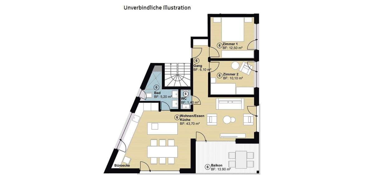 Etagenwohnung Hildrizhausen - 3 Zimmer, 86 m&sup2;, 499.000&euro; | Angebot:25704243