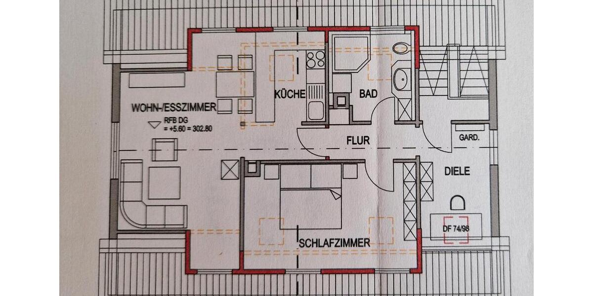 Dachgeschoßwohnung Nürtingen - 3 Zimmer, 80 m&sup2;, 1.000&euro; | Angebot:25264201