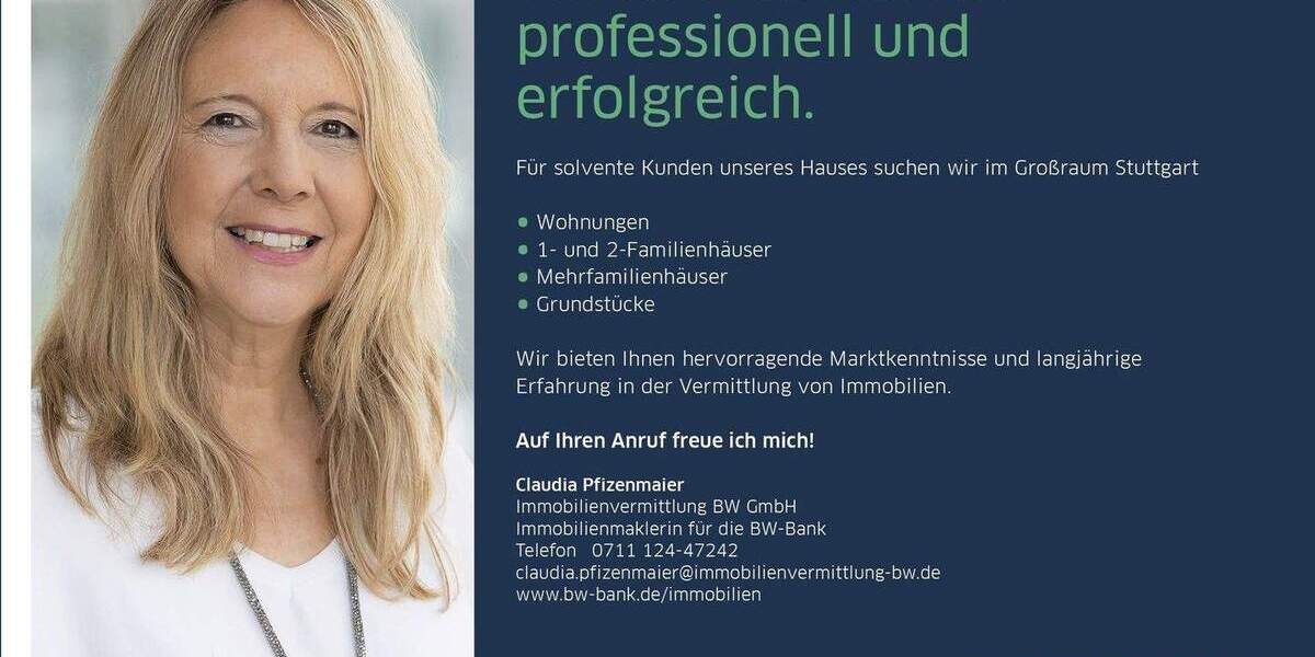 Etagenwohnung Stuttgart Giebel - 2 Zimmer, 62 m&sup2;, 219.000&euro; | Angebot:25727205