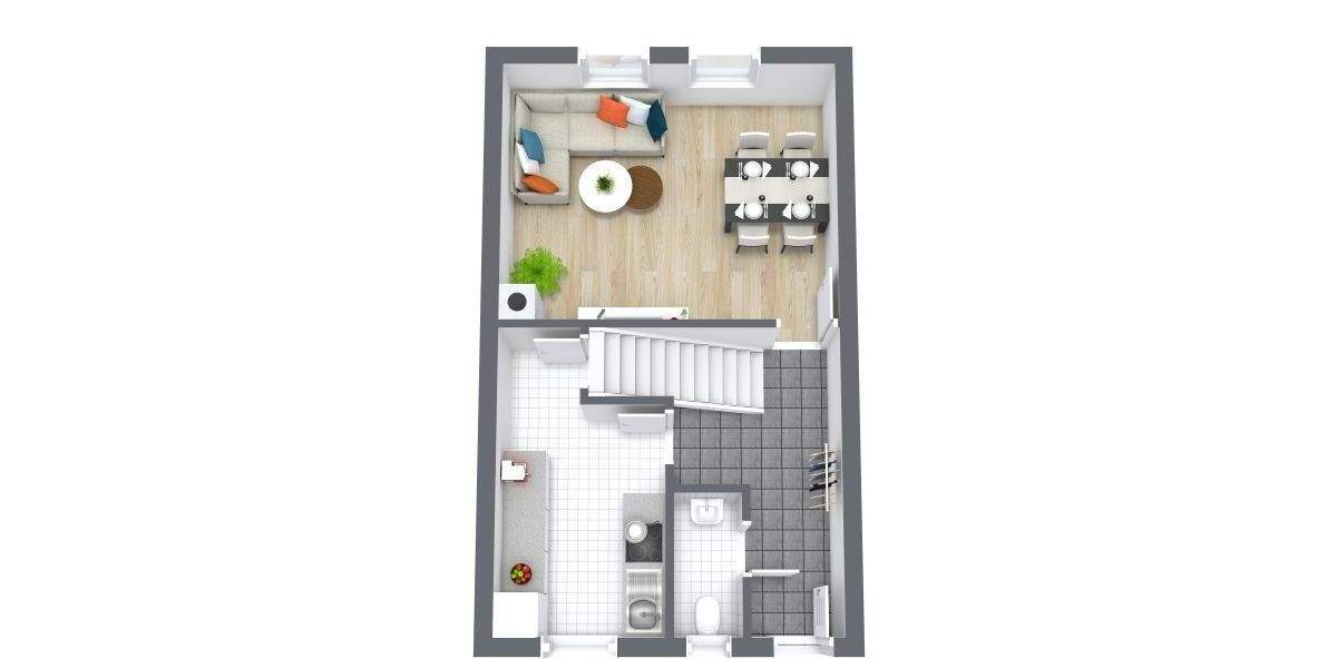 Reihenmittelhaus Reutlingen Römerschanze - 4 Zimmer, 84 m&sup2;, 248.000&euro; | Angebot:25730067