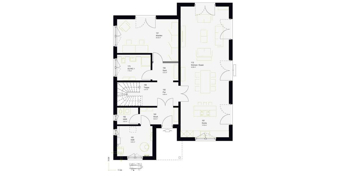 Einfamilienhaus Rottenburg am Neckar Seebronn - 7 Zimmer, 245 m&sup2;, 604.399&euro; | Angebot:25733677