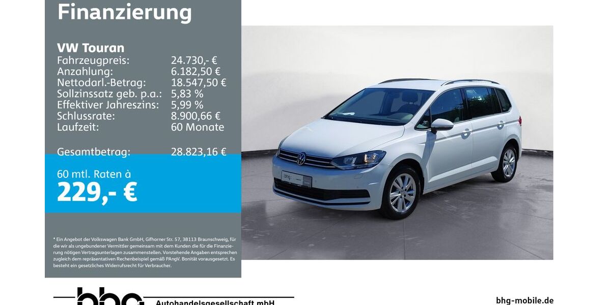 VW Touran 65.006 km 24.730 &euro; Reutlingen 72770