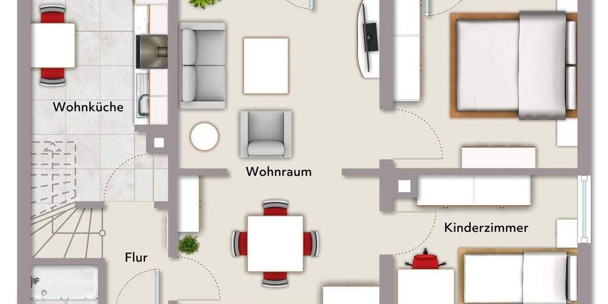 Doppelhaushälfte Steinenbronn - 5 Zimmer, 133 m&sup2;, 380.000&euro; | Angebot:25704413