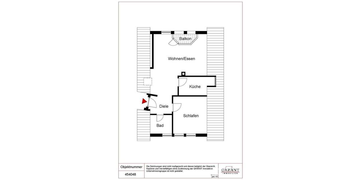 Etagenwohnung Horb am Neckar Horb - 2 Zimmer, 58 m&sup2;, 155.000&euro; | Angebot:25746383