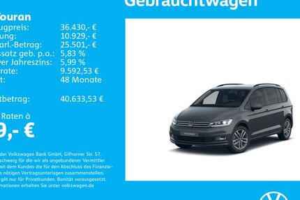 VW Touran 1.505 km 36.430 &euro; Stuttgart-Wangen 70188