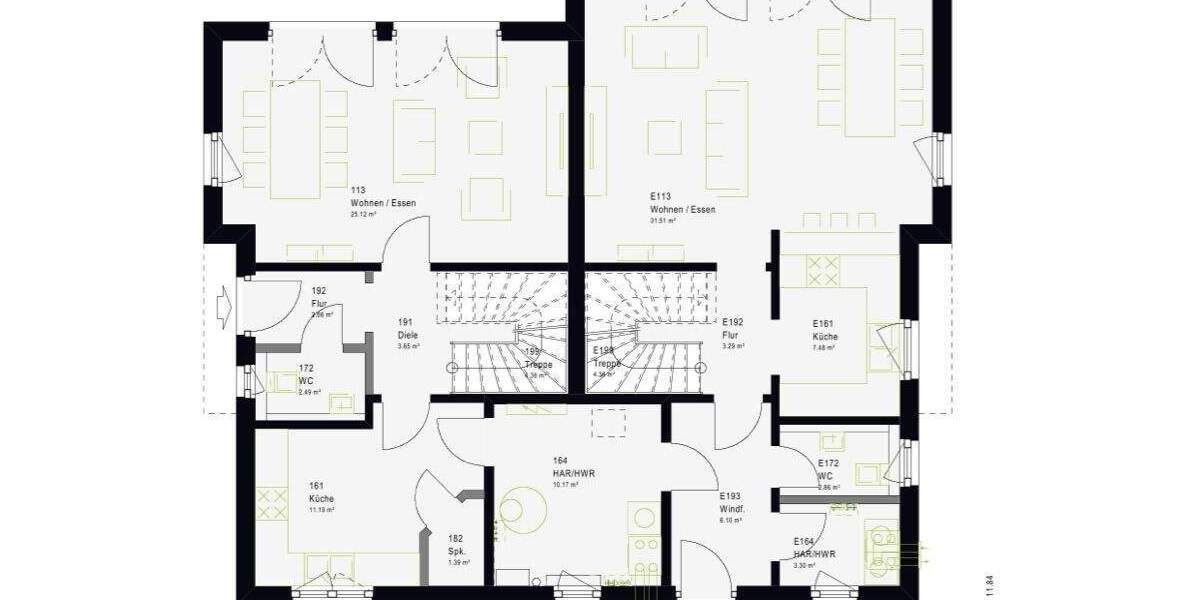 Einfamilienhaus Rottenburg am Neckar Rottenburg - 8 Zimmer, 241 m&sup2;, 641.989&euro; | Angebot:25733669