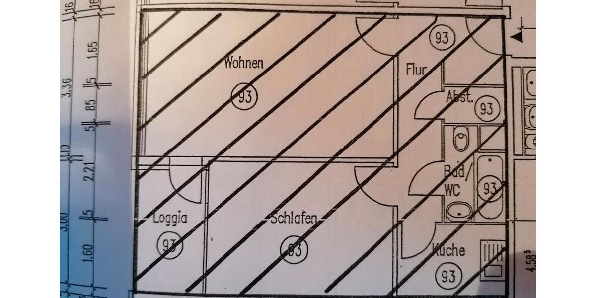 Etagenwohnung Rottenburg am Neckar - 2 Zimmer, 48 m&sup2;, 223.000&euro; | Angebot:26214313
