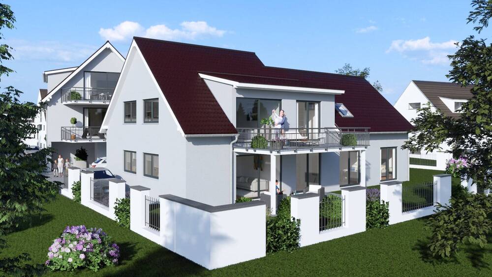 Etagenwohnung Rottenburg am Neckar Kiebingen - 4 Zimmer, 118 m&sup2;, 677.500&euro; | Angebot:25699634