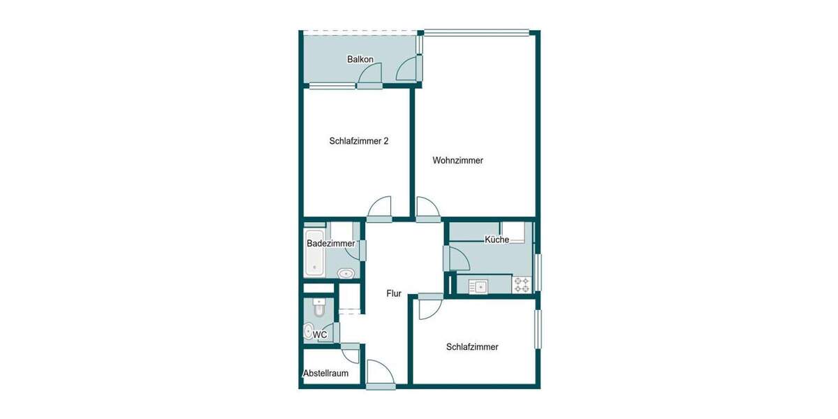 Etagenwohnung Sindelfingen Mitte - 3 Zimmer, 81 m&sup2;, 270.000&euro; | Angebot:25822080