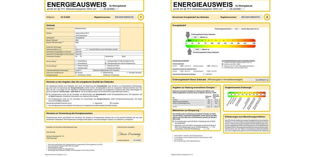 Etagenwohnung Denkendorf - 3 Zimmer, 110 m&sup2;, 1.865&euro; | Angebot:26254973
