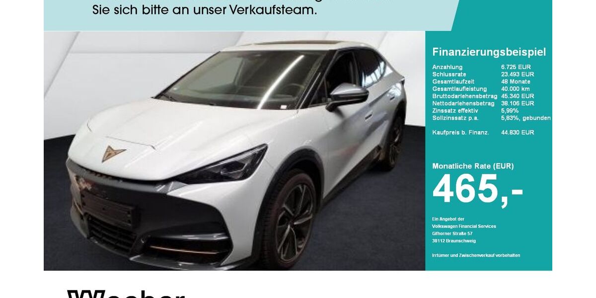 Cupra Tavascan 10.806 km 44.830 &euro; Herrenberg 71083
