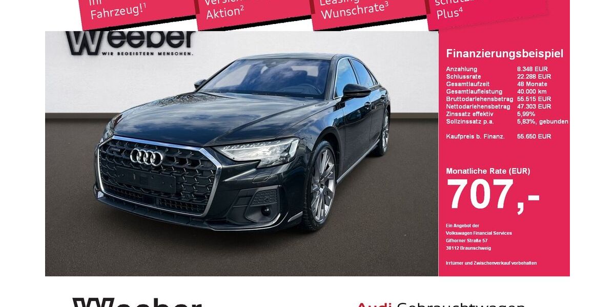 Audi A8 70.663 km 55.650 &euro; Weil der Stadt 71263