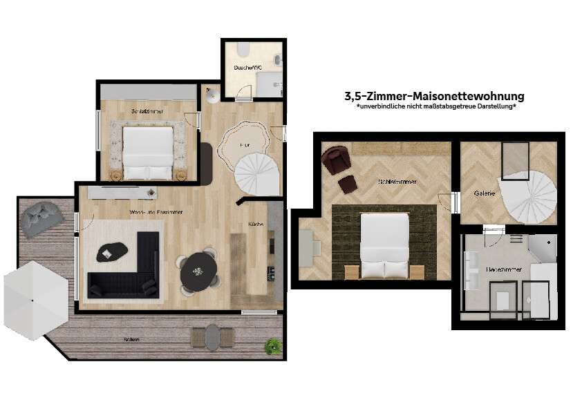 Etagenwohnung Filderstadt - 3.5 Zimmer, 76 m&sup2;, 299.000&euro; | Angebot:25196556