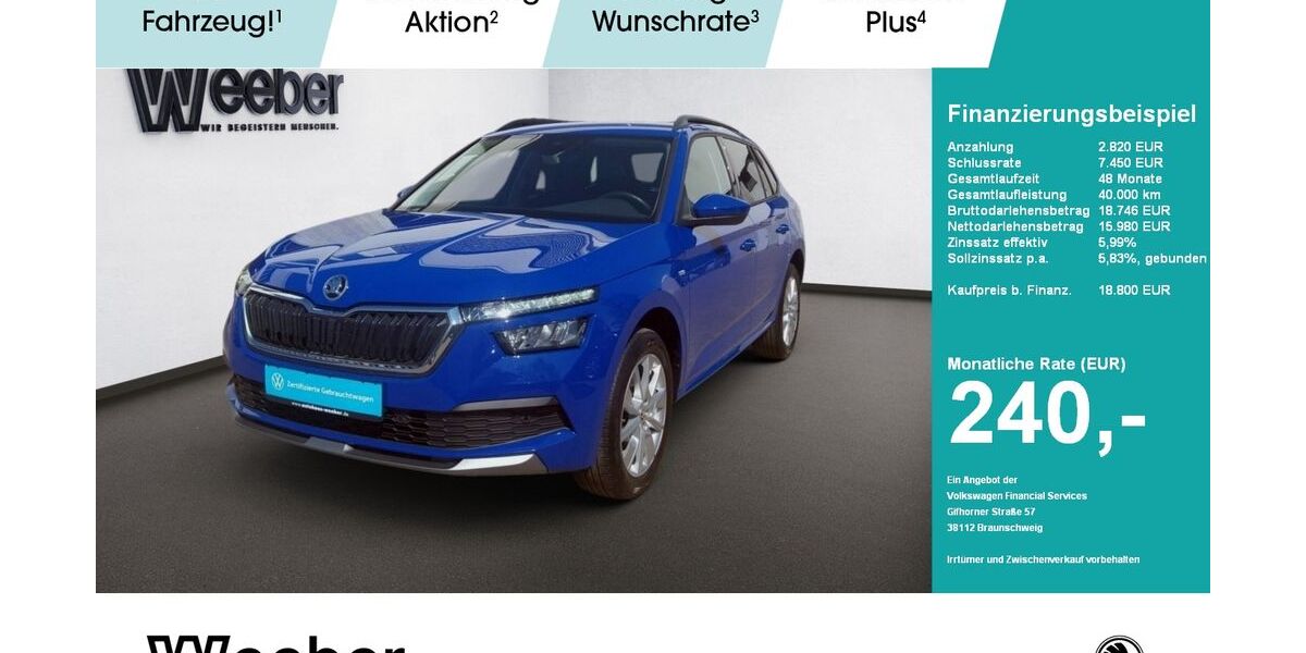 Skoda Kamiq 38.921 km 18.800 &euro; Herrenberg 71083