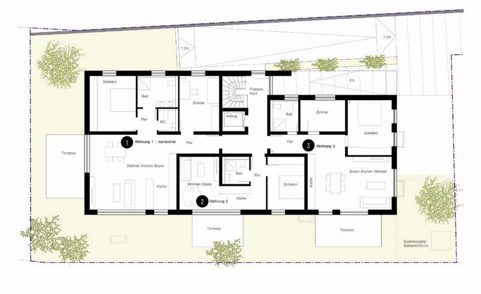 Erdgeschoßwohnung Nürtingen - 2 Zimmer, 44 m&sup2;, 1.050&euro; | Angebot:26698194