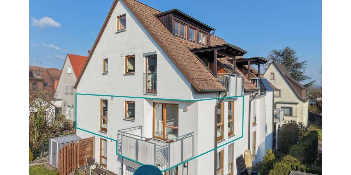 Etagenwohnung Köngen - 3 Zimmer, 71 m&sup2;, 295.000&euro; | Angebot:23301404